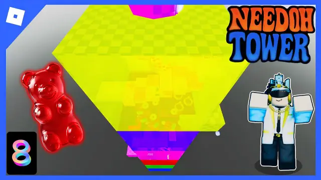 Needoh Tower World 8: Stage Walkthrough and Obstacle Guide